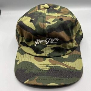 Good Livin Hat Men Camo Grassroots California Strap Back Cap New